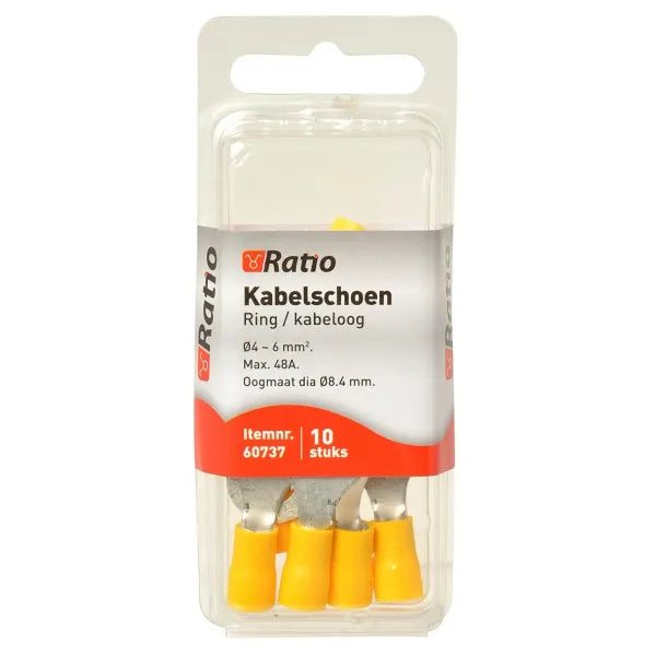 M6 kabelschoen 10x