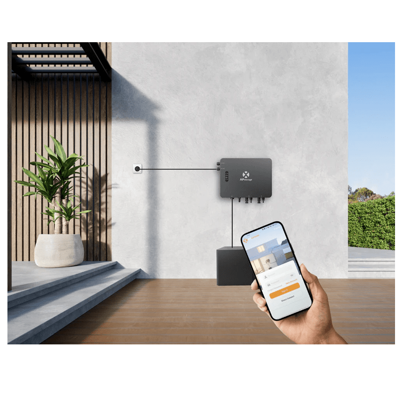 Balkon Plug & Play set lichtgewicht panelen met accu (600wp)