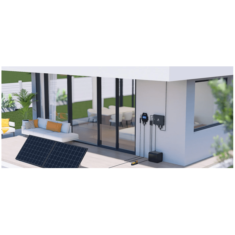 Plug & Play set 4 panelen met accu – 1740+ wattpiek