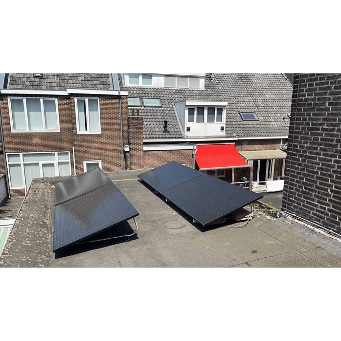 doe het zelf voorbeeld 4 zonnepanelen