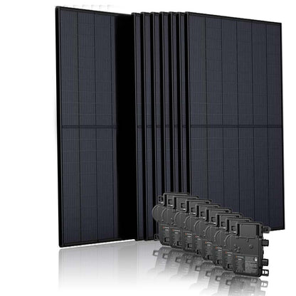 10 zonnepanelen set met Enphase micro-omvormers
